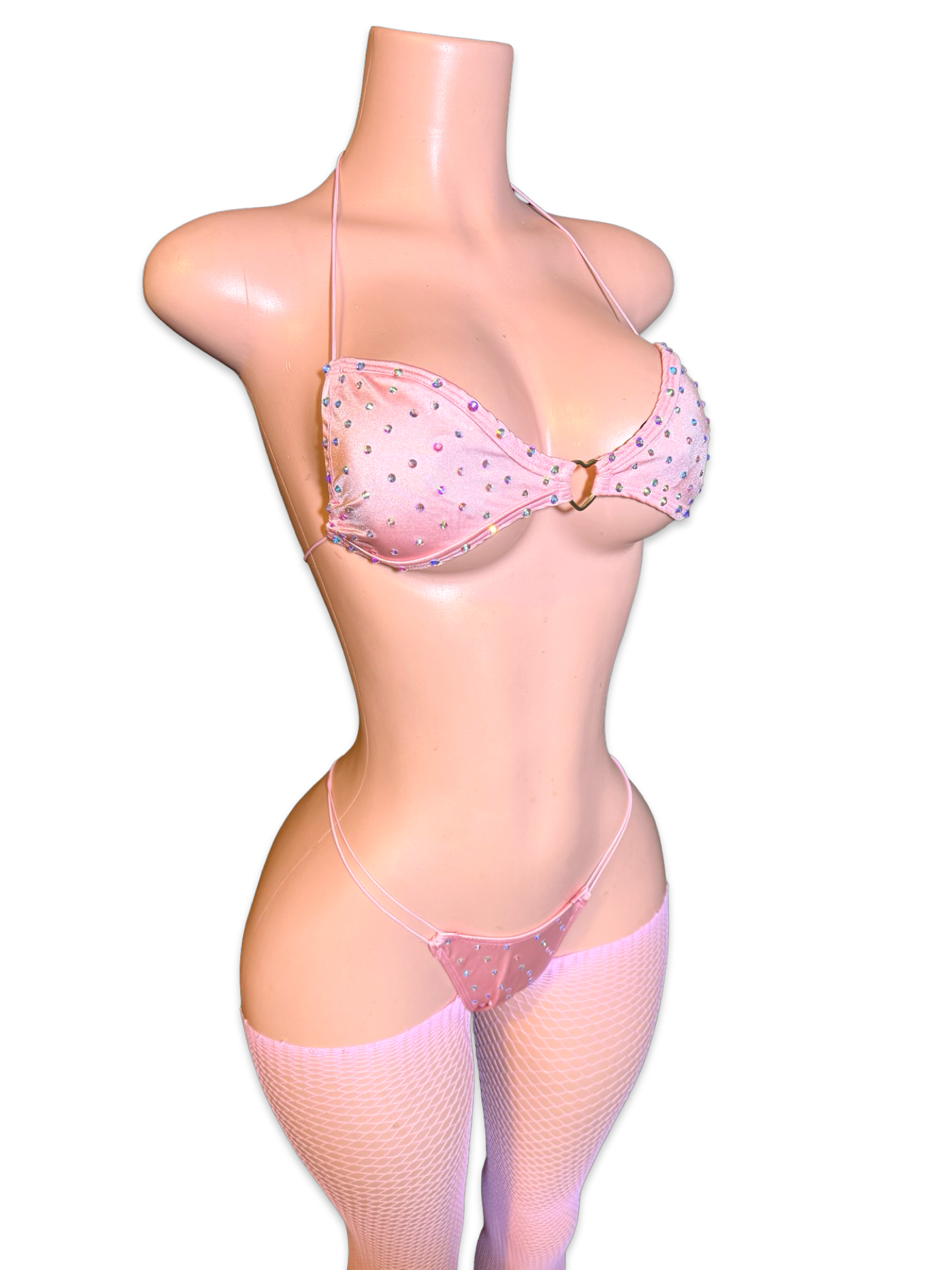 Pink Princess Halter Set