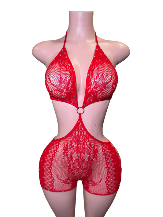 Flora One Piece - Red
