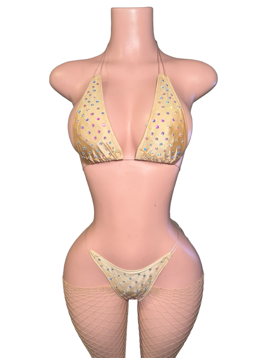 Champagne Bikini Set
