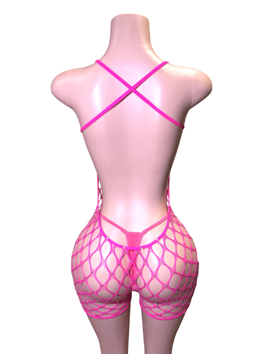 Blush Halter Romper - Pink - That Plug Lady