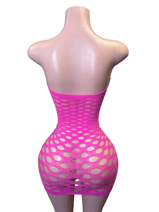 Bubble Pop Dress - Pink - That Plug Lady