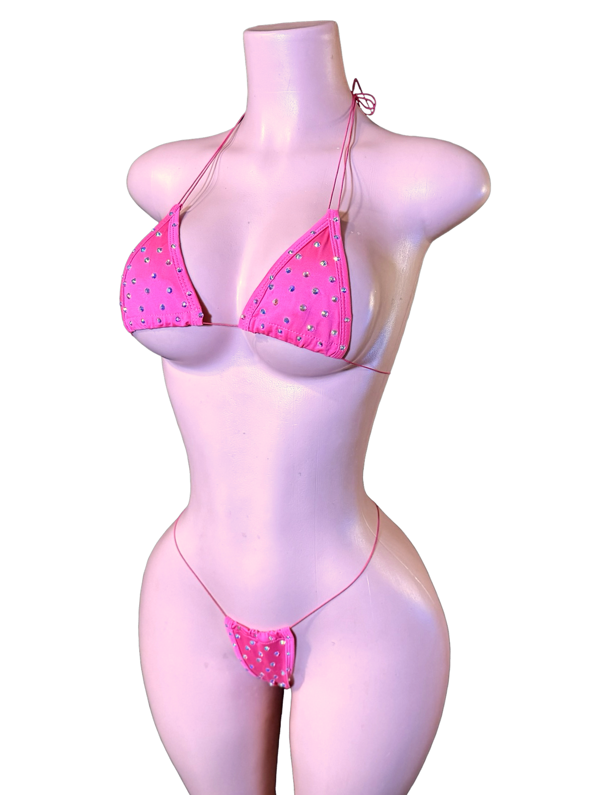 Plug Bling Bikini - Pink