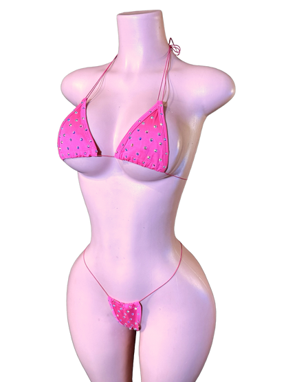 Plug Bling Bikini - Pink