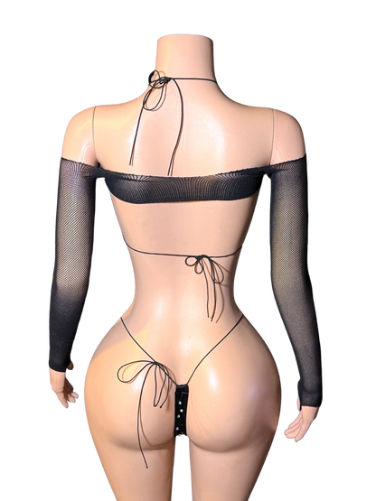 Sideline Rebel Chain Bikini Set