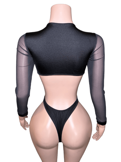 2 Ringz Sheer Sleeve One Piece - That Plug Lady