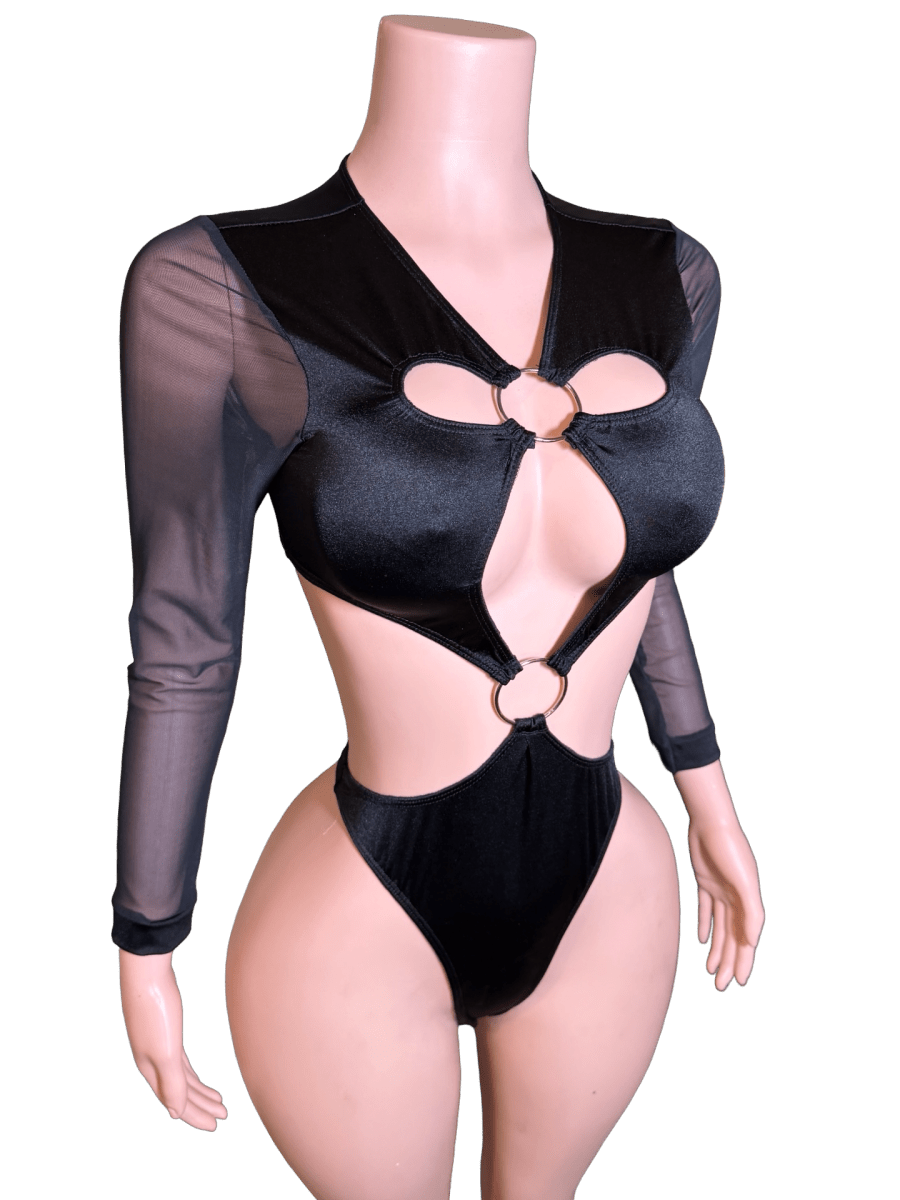 2 Ringz Sheer Sleeve One Piece - That Plug Lady