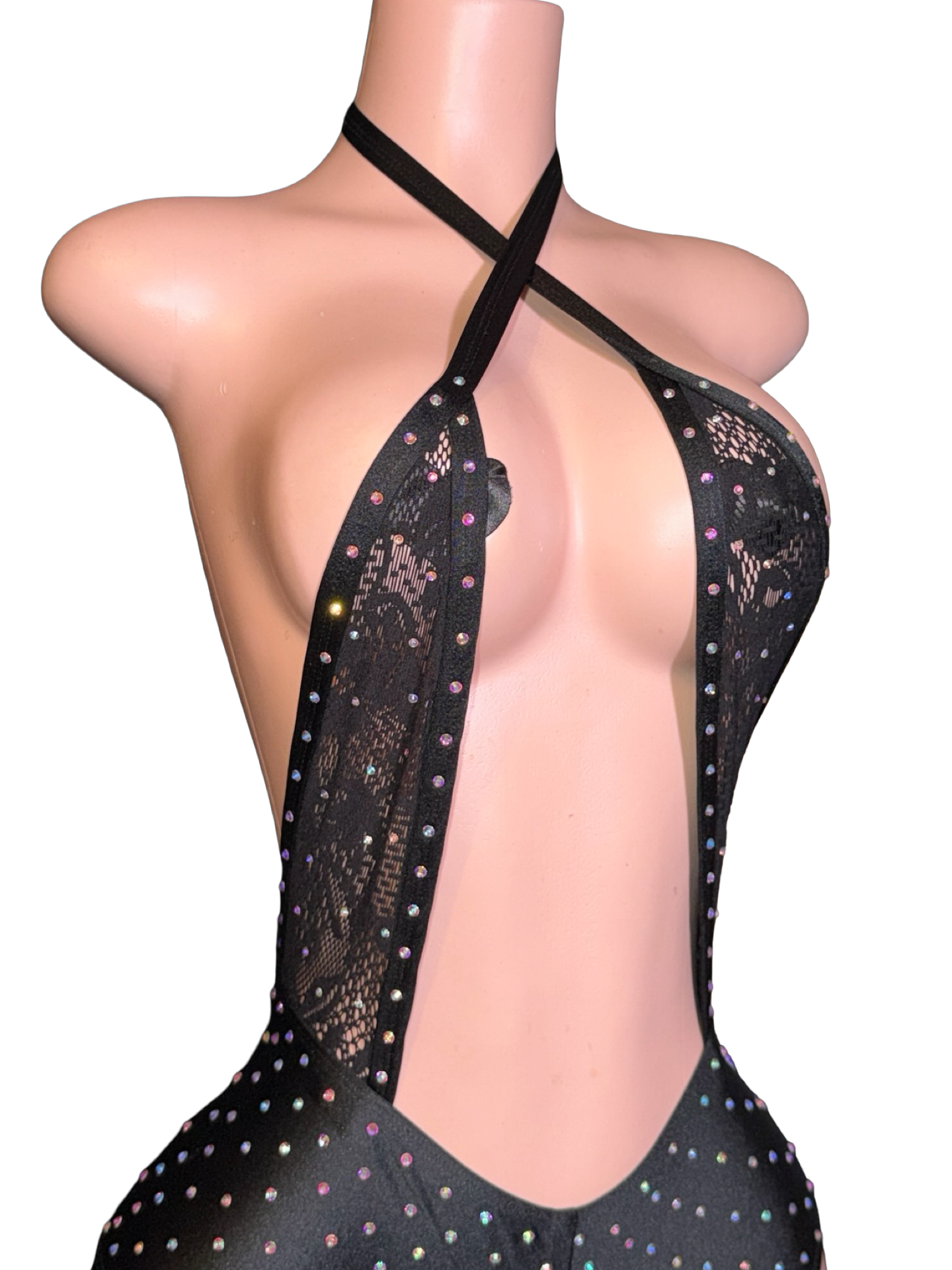 Cross Me Lace One Piece