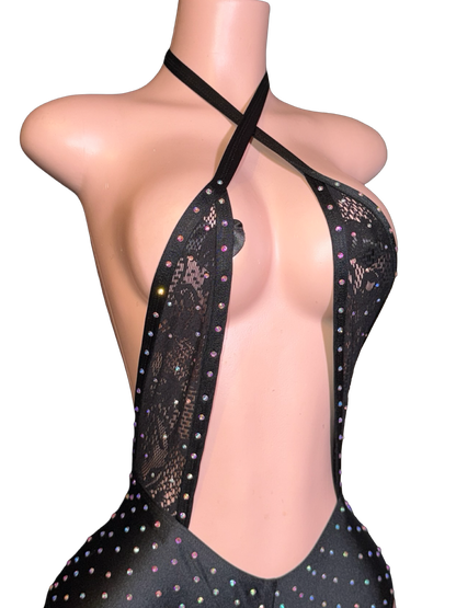 Cross Me Lace One Piece