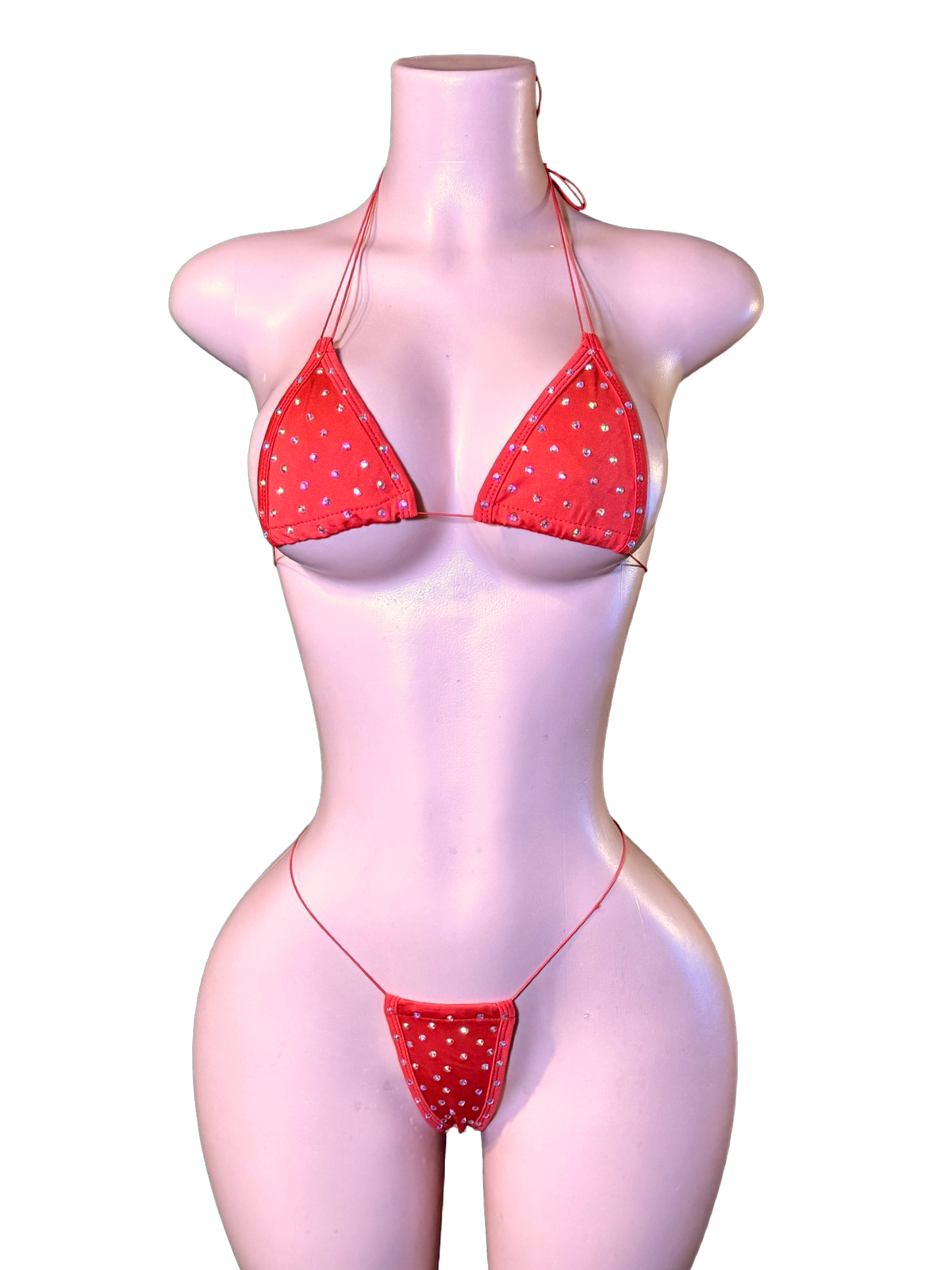 Plug Bling Bikini - Red