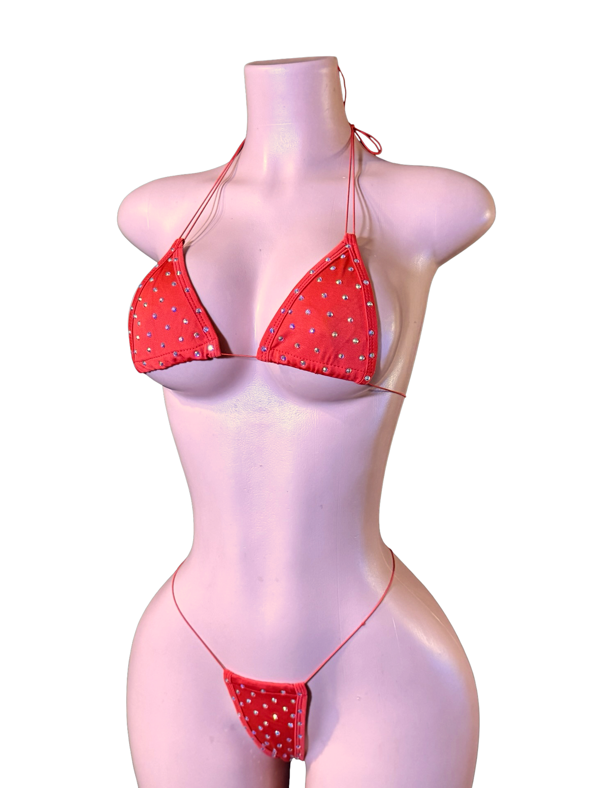 Plug Bling Bikini - Red