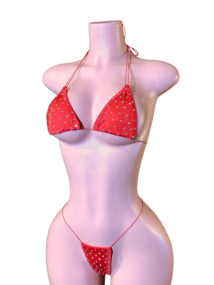 Plug Bling Bikini - Red