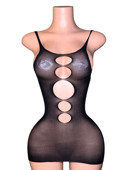 5 Rings Mini Sheer Dress - That Plug Lady
