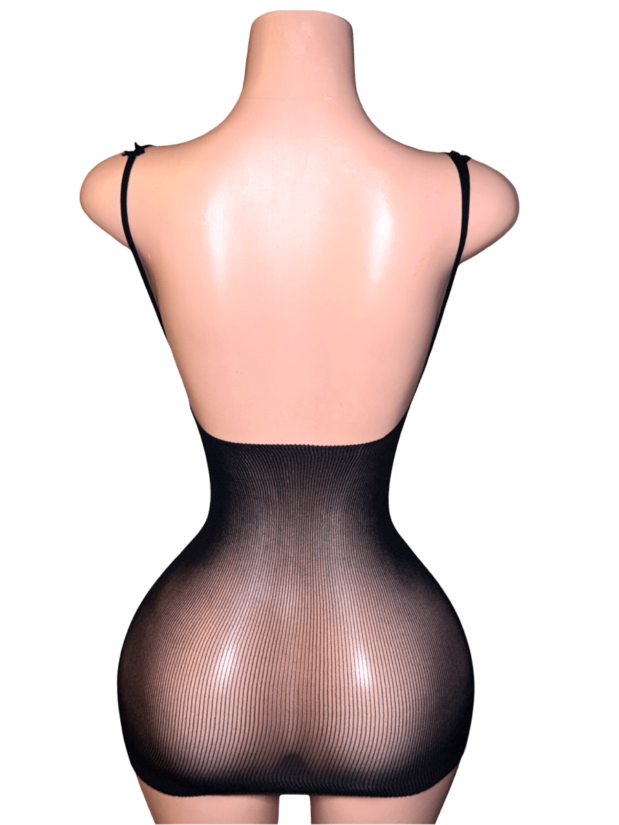 5 Rings Mini Sheer Dress - That Plug Lady