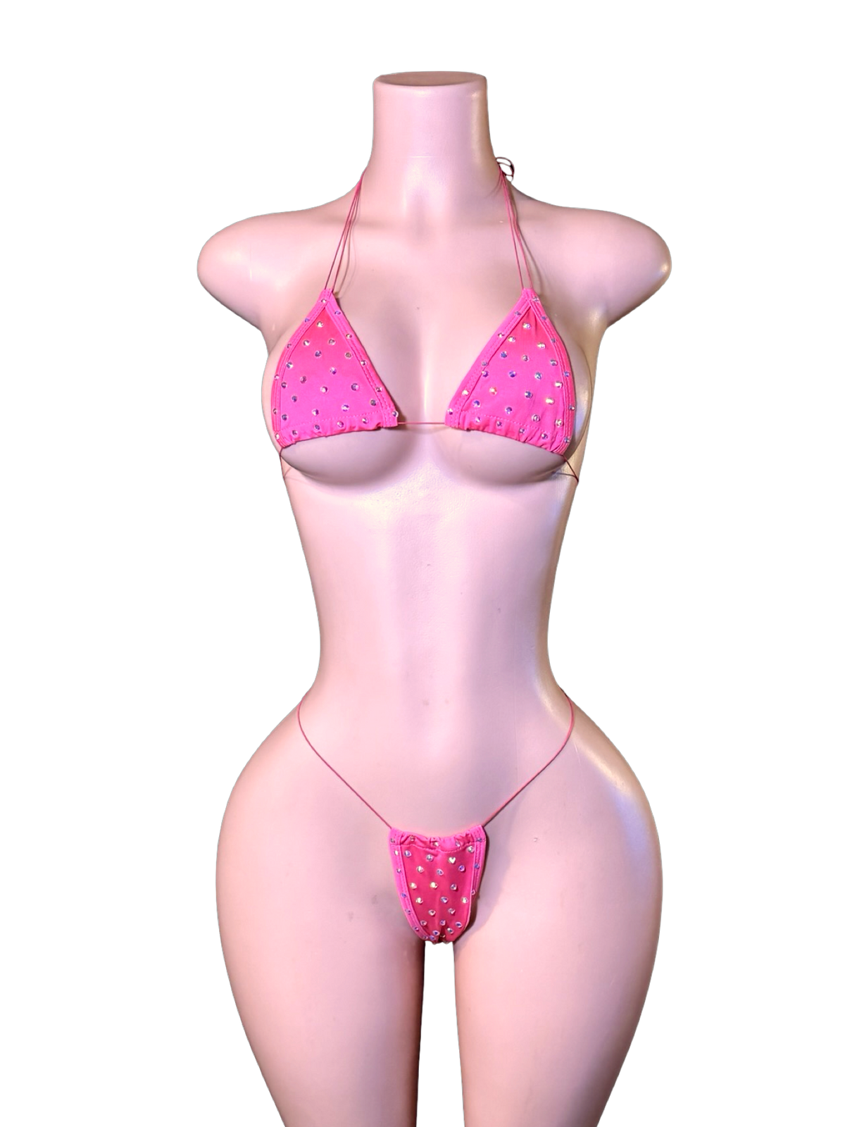 Plug Bling Bikini - Pink