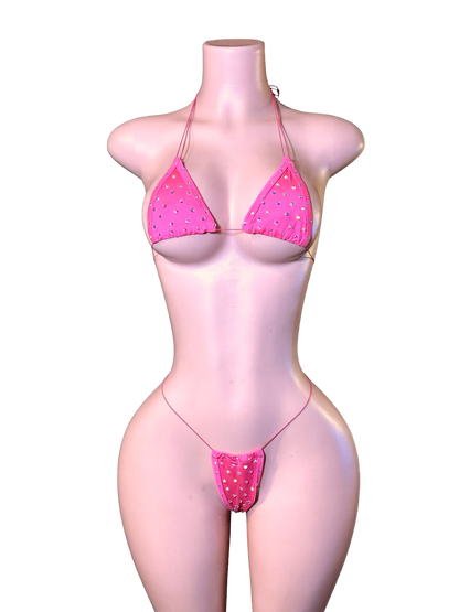 Plug Bling Bikini - Pink