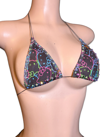 Neon Kitty Bikini