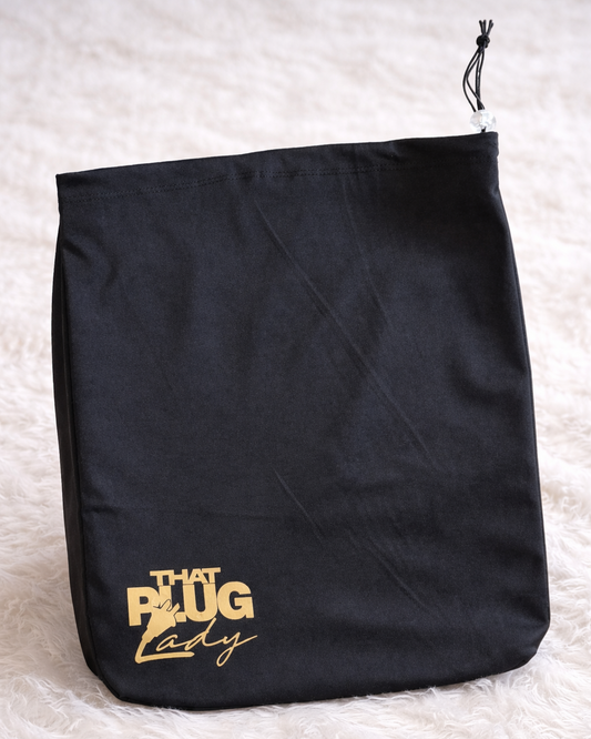 Black & Gold Money Bag