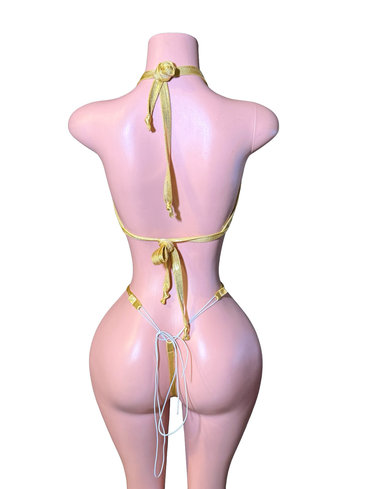Gold Gilded Net Bikini