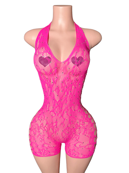 Pink Paradise Romper