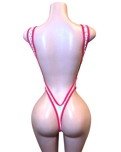 Rhinestone Cutout Bodysuit