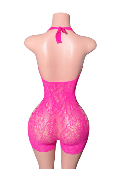Pink Paradise Romper