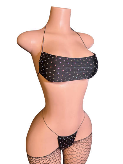 Black Crystal Tube Set