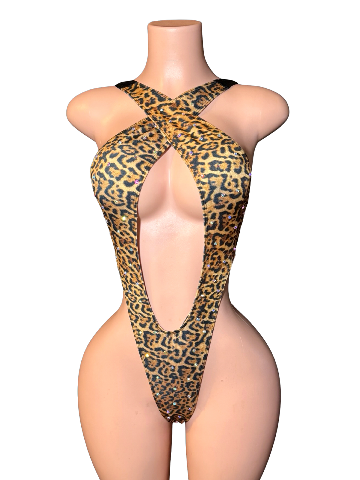 Catwalk Cross Neck One Piece