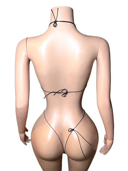 Black Metallica Micro Bikini