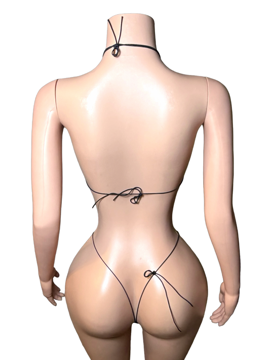 Black Metallica Micro Bikini