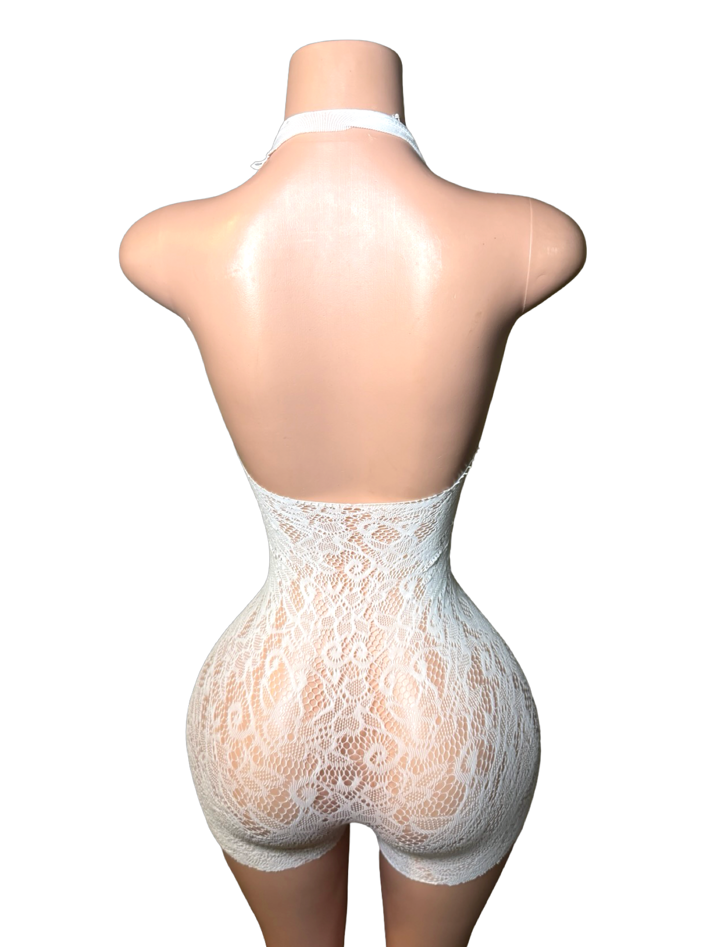 Glamour Romper - White
