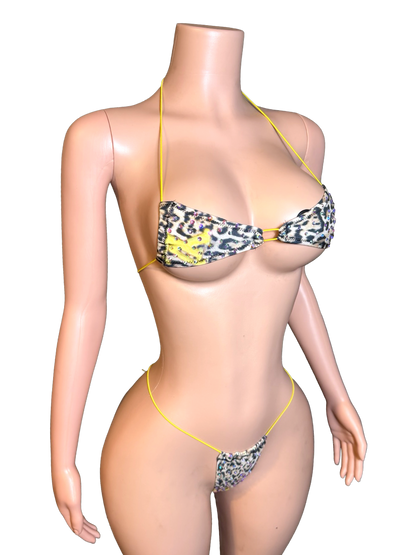 LV Leopard Micro Bikini