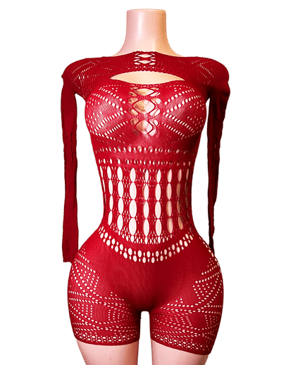 Aura Long - Sleeve Romper - That Plug Lady