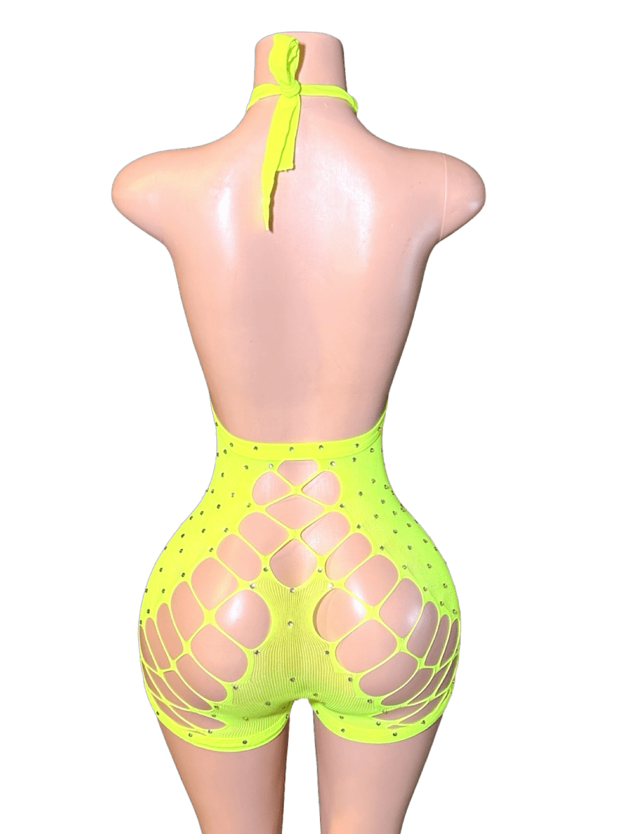 Banana Diamond Romper - That Plug Lady