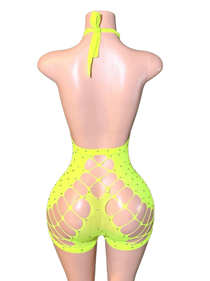 Banana Diamond Romper - That Plug Lady