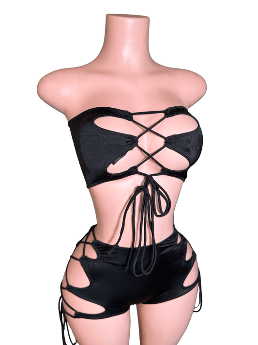 Bandeau ZigZag Set (Nightlife Workers) - That Plug Lady