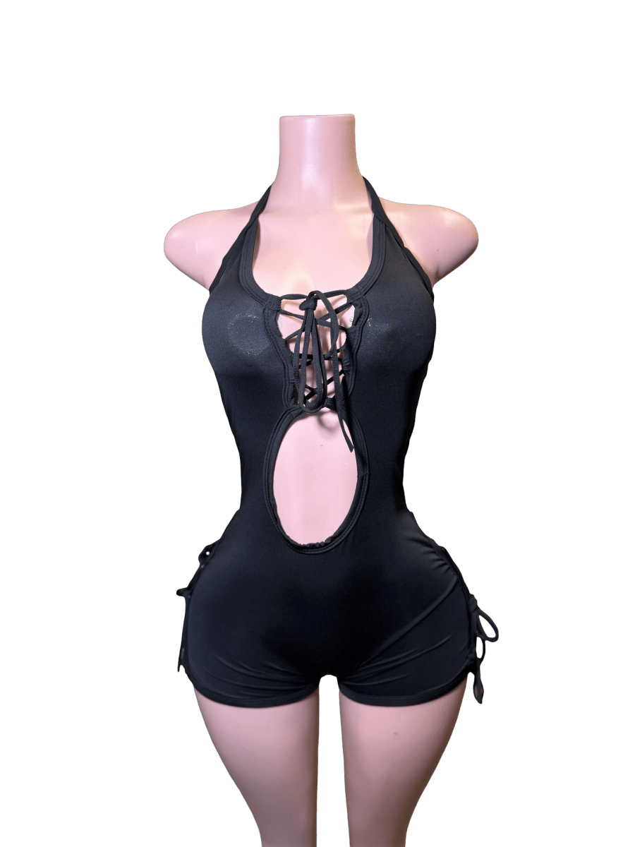 Black Romper Fit - That Plug Lady