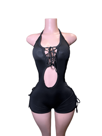 Black Romper Fit - That Plug Lady