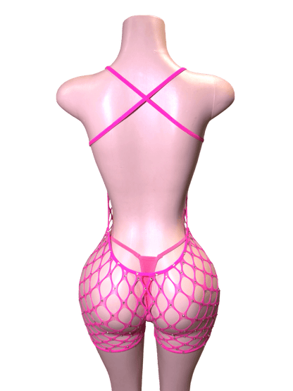 Blush Halter Romper - Pink - That Plug Lady