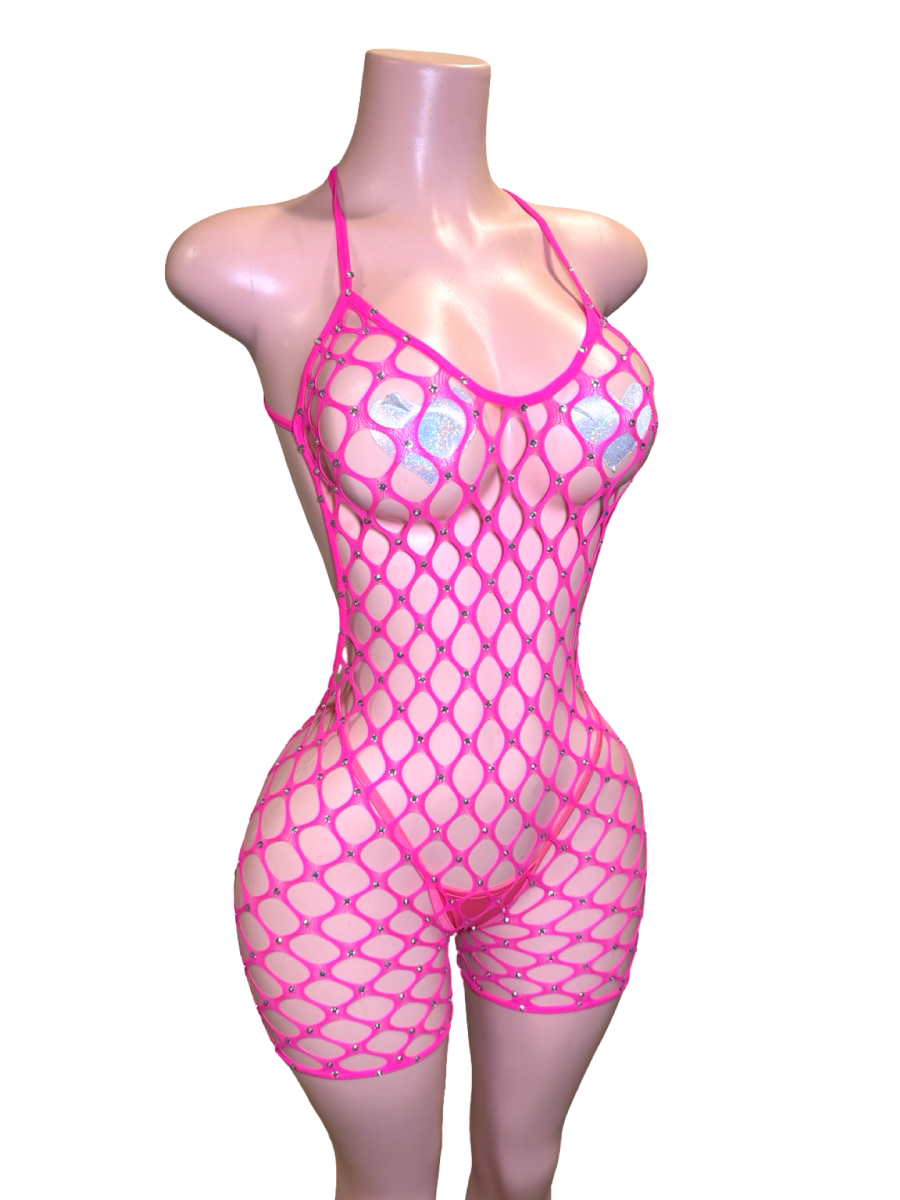 Blush Halter Romper - Pink - That Plug Lady