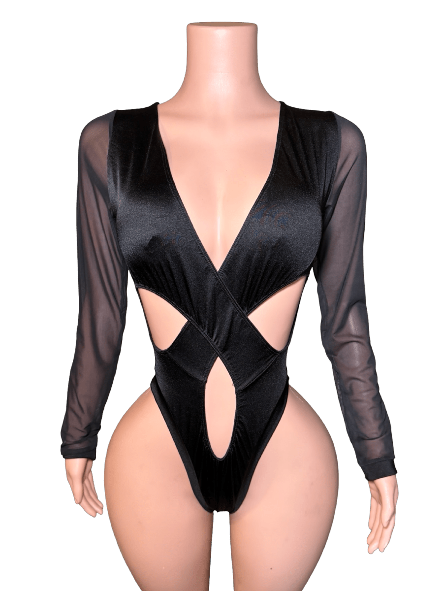Bridge Cross Sheer Sleeve One piece - That Plug Lady