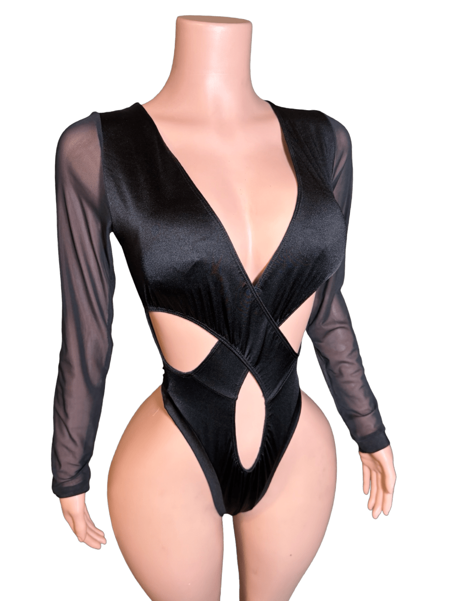 Bridge Cross Sheer Sleeve One piece - That Plug Lady