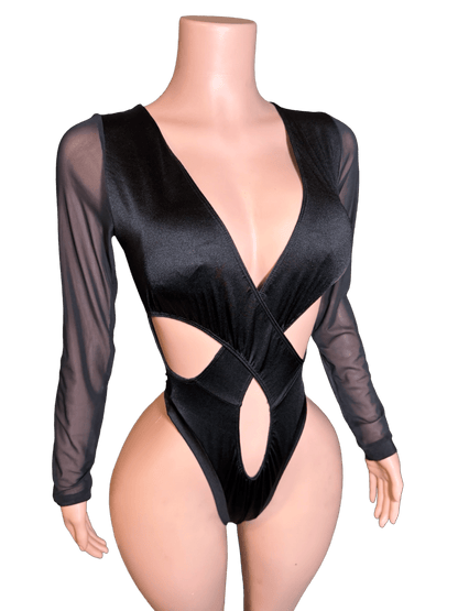 Bridge Cross Sheer Sleeve One piece - That Plug Lady
