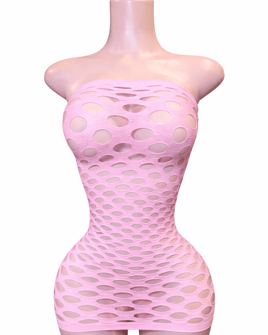 Bubble Pop Dress - Light Pink - That Plug Lady