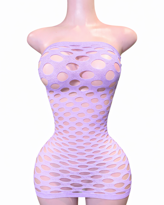 Bubble Pop Dress - Lavender