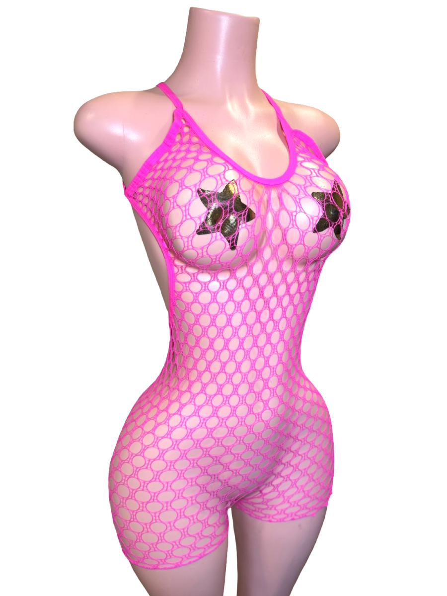 Connect Halter Romper - Pink - That Plug Lady