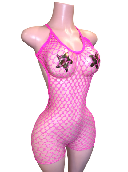 Connect Halter Romper - Pink - That Plug Lady