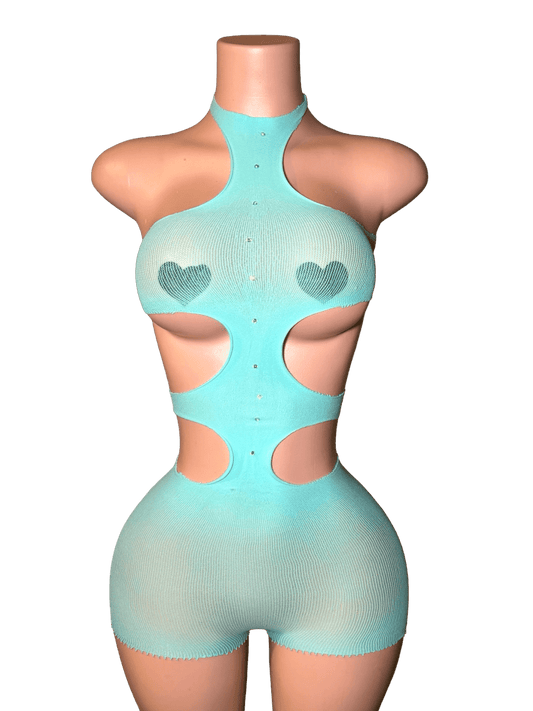 Cut Out Net - Teal - That Plug Lady