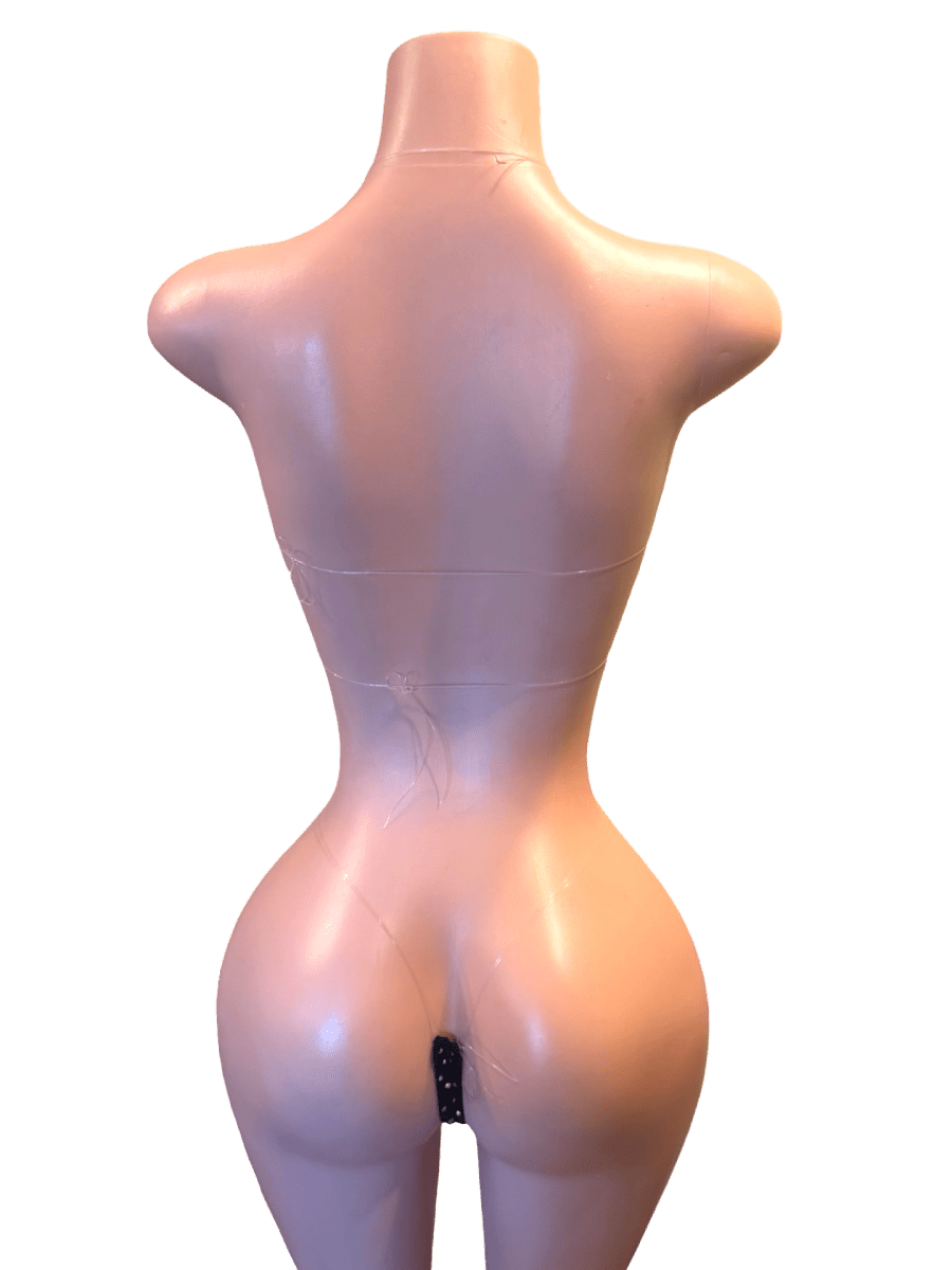 Glacier Crystal w/ Black String Thong - That Plug Lady