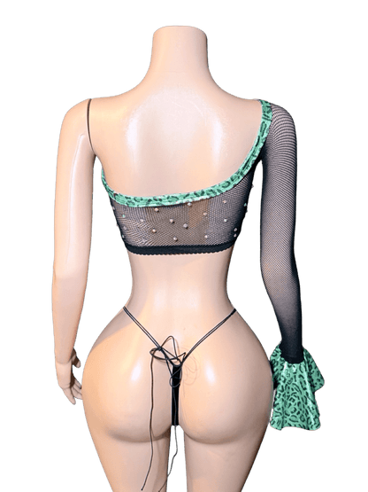 Green Cheetah One Arm Set - That Plug Lady