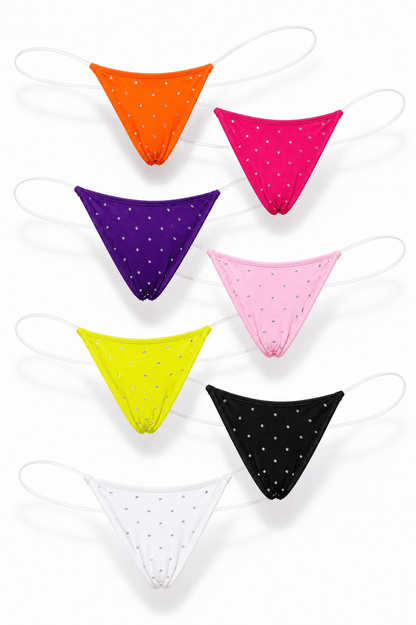 Invisible String Thong - Rhinestones - That Plug Lady